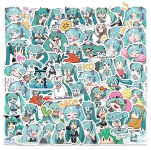 50pcs Hatsune Miku Vocaloid Stickers Sticker Decals Decal Merch - US Seller - Picture 1 of 4