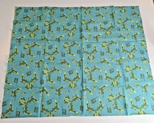 Tula Pink Fabric Acacia Green butterfly wings FQ Rare OOP fabric - Picture 1 of 2