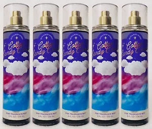 5 Bath & Body Works COTTON CANDY CLOUDS Fine Fragrance Mist Body Spray 8 oz - Picture 1 of 2