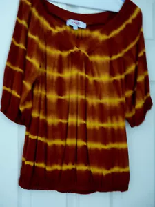 “ROPER” Brand top Beautiful Colors Off the Shoulder Option Size XS Flowing Style - Picture 1 of 7