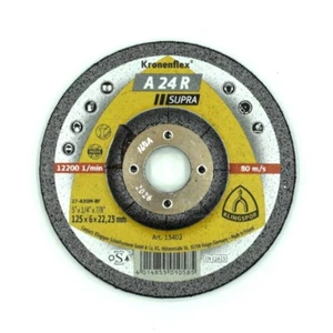 KLINGSPOR Schruppscheibe A24 R Supra gekröpft Stahl Metall 115mm /125mm /230mm - Bild 1 von 4