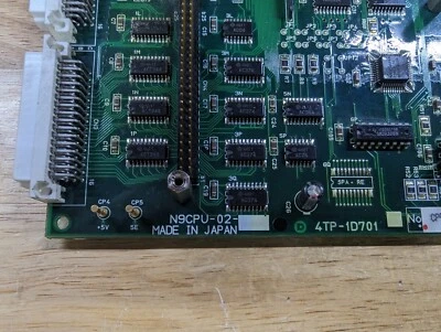 Placa CPU de moldeo por inyección Nissei N9CPU-02 y N9SBX-10 Foto 1 de 4