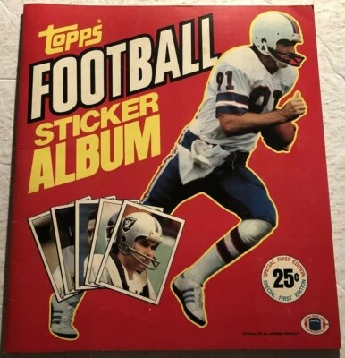 1981 Topps Football STICKER ALBUM Complete 262 Stamps Tony DORSETT Walter PAYTON - Image 1 of 4