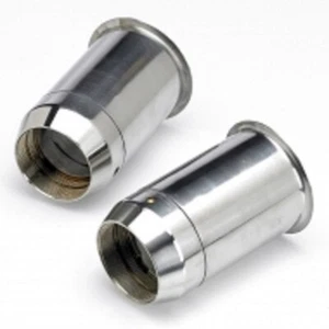 TRIUMPH TR6 T120 T100 1968-70 SOPORTES DE SELLO DE HORQUILLA ACERO INOXIDABLE 97-3633 1 PAR - Imagen 1 de 1