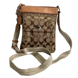 Coach Signature Canvas Leather  6442 Shoulder/crossbody Bag  - Bild 1 von 7