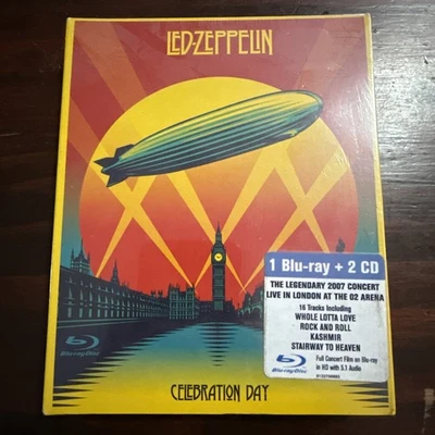 Led Zeppelin – Celebration Day 9340650014479 2CD+Blu-ray PAL - SEALED - Image 1 of 2