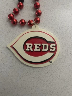 Cincinnati Reds Beaded Medallion Necklace - Image 1 of 4