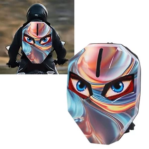 LED Motorcycle Backpack 60x48 Resolution APP Control Programmable LED Hard Shell - Foto 1 di 12