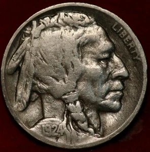 1924-D Denver Mint Buffalo Nickel - Picture 1 of 2