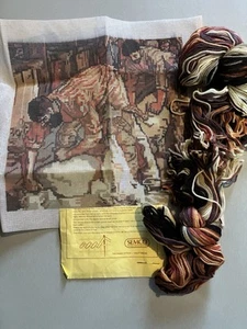 Vintage Semco Tapestry Kit Shearing Of The Rams - Picture 1 of 4