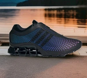 Men's ADIDAS ORIGINALS Megaride S2 Shoes - Core Black / Hi-Res Blue / Purple - Picture 1 of 8