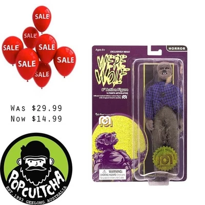 Werewolf - Werewolf 8” Mego Action Figure "New" - image 1 of 3