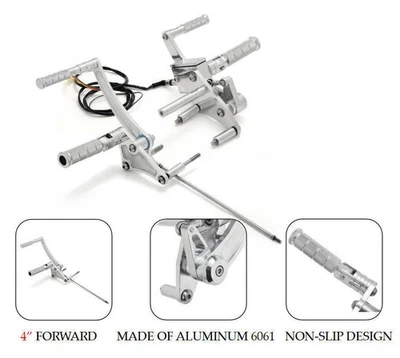 Controles delanteros pulidos extensión de 4" para Suzuki Intruder M1800R VZR1800 VZ1500 Foto 1 de 4