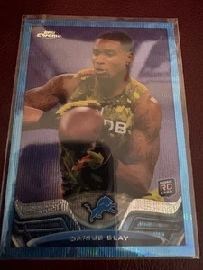 2013 Topps Chrome - Darius Slay #167 Blue Wave Refractor (RC) - Bild 1 von 2
