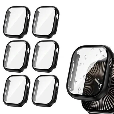 6 Packs Case for Apple Watch Series 1 2 3 4 5 6 7 38mm 40mm 41mm 42mm 44mm 45mm - Image 1 of 4