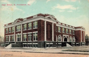 EAST PROVIDENCE RI HIGH SCHOOL1913 VINTAGE POSTCARD 091125 U - Picture 1 of 2