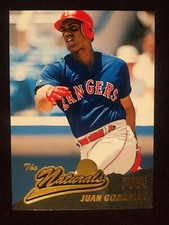 1996 Pinnacle The Naturals Rangers Juan Gonzalez Card #163
