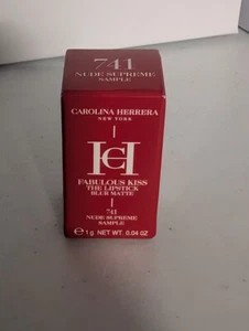 Carolina Herrera Fabulous Kiss The Lipstick Blur Matte 741 1g Mini - Foto 1 di 1