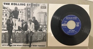 45 7" FRENCH SP THE ROLLING STONES RUBY TUESDAY - Picture 1 of 2