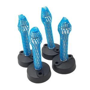 Lot of 4 TSLOTS 655168 Large Base Glides, 1/2-13 x 3in Thread, 4000lbs Max - Picture 1 of 4