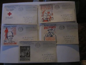 5 US Postal History WORLD WAR II CAMP BLANDING FLORIDA CANCEL FREE MAIL - Picture 1 of 6