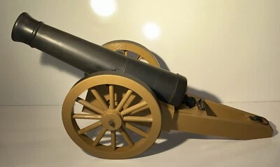 Vintage 1960's REMCO Johnny Reb Plastic Cannon Toy Civil War, AS-IS **READ** - Image 1 of 4