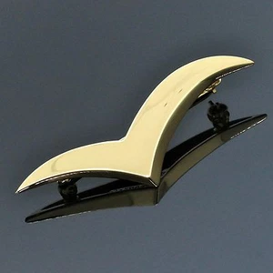 Vintage Tiffany & Co. 18K Gelbgold Möwe Vogel fliegend V Pin/Brosche - Bild 1 von 3