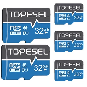 Micro SD Memory Card 32GB Memory Card Flash TF card Class 10 SD Card 5 Pack - Picture 1 of 12