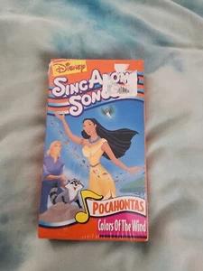 NEW Disney Sing Along Songs VHS Tape Pocahontas Colors Of The Wind VHS Unopened - Picture 1 of 3