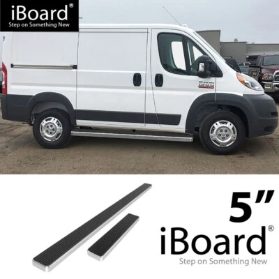APS Polished Stainless Steel Side Steps Fit Ram ProMaster 118in Wheelbase 14-26 Foto 1 de 4