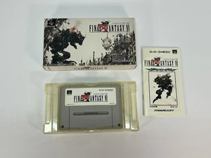 Super Famicom Final Fantasy VI 6 boxed Japan SFC game US Seller - Picture 1 of 11