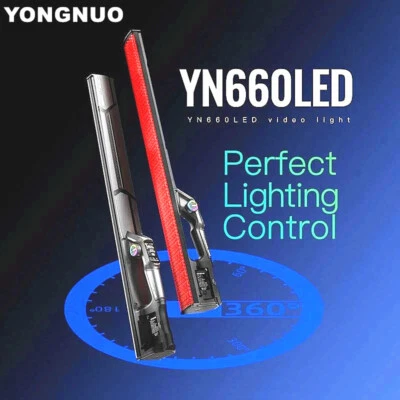 YONGNUO YN660LED YN660S RGB LED Video Light 2000K-9900K Photography Fill Lights - Image 1 of 4