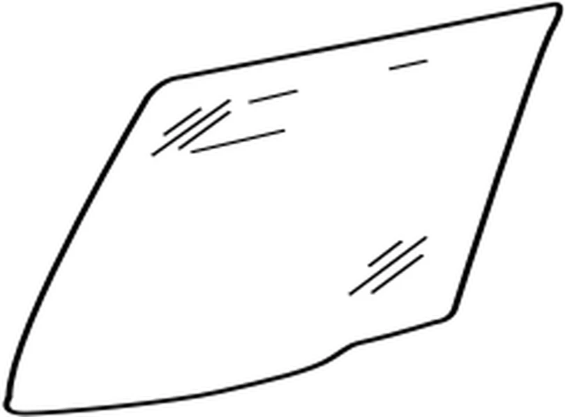 MR436984 Mitsubishi Glass, janela de porta RR, RH MR436984, Nova Peça Genuína OEM - Imagem 1 de 1