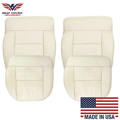 Ford F-150 Lariat 2004 cubiertas de asiento de repuesto de cuero bronceado pergamino claro Foto 1 de 4