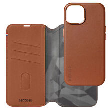 Case for iPhone 15 Detachable Anti-Drop Wallet Decoded Tan