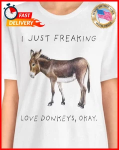 Lustiges Esel Liebhaber T-Shirt - Bild 1 von 3
