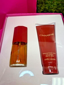 CINNABAR BY ESTEE LAUDER 50ML EDP SPRAY, 100ML BODY LOTION (NEW WITH BOX) - Picture 1 of 7