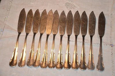 WMF Barock Cromargan Fischbesteck nur messer 12 Teile Note-3 - Bild 1 von 4