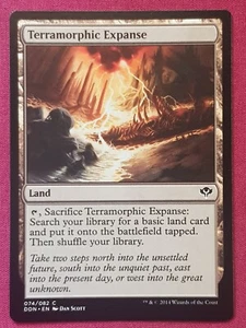 Magic The Gathering DUEL DECKS SPEED VS CUNNING TERRAMORPHIC EXPANSE card MTG - Picture 1 of 2