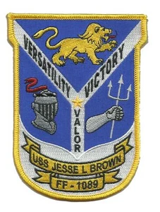 USS Jesse L. Brown FF-1089 Frigate Ship Patch - Picture 1 of 6