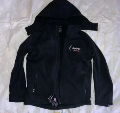 B&C Jacket XL Black Hooded Softshell / Optrel Promotion - Image 1 of 4