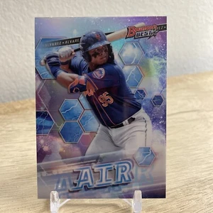 2022 Bowman's Best Francisco Alvarez Air Elements Insert Refractor #EE-16 Mets - Picture 1 of 2