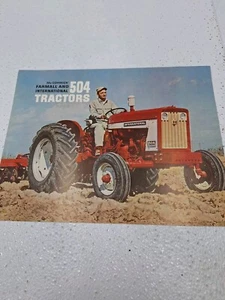 Vintage INTERNATIONAL MCCORMICK FARMALL 504 TRACTOR Advertising Brochure - Picture 1 of 6
