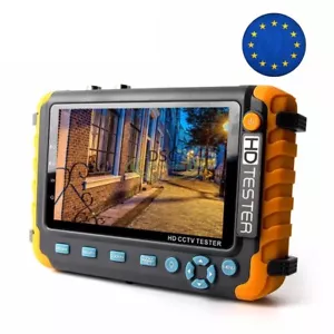 Monitor tester HD CCTV 5 pollici supporto fotocamera CVI TVI/AHD 8MP, ingresso HDMI/VGA - Foto 1 di 8