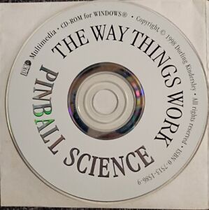 Pinball Science The way Things Work 1998 CD Rom Dorling Kindersley GC