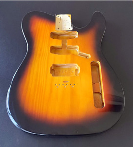 Genuine Fender MIM Modern Player Tele Telecaster Guitar Body 3-Tone Burst