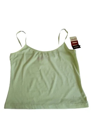 Camiseta sin mangas corta Esprit años 80 verde lima para mujer talla grande nueva de colección nueva de colección Foto 1 de 4