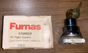 Furnas 52SA5CH Oil Tight Control Key Switch New in the Box - Picture 1 of 3