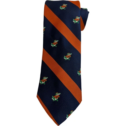 VTG Florida Gators Navy Blue Neck Tie BY Campus Classics Striped USA 55” x 3.5” Cover