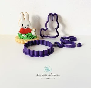 Il coniglietto sul prato Pasqua FORMINE BISCOTTI COOKIE CUTTER coniglio - Picture 1 of 1